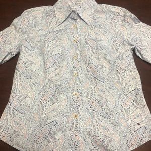 Beautiful Tommy Hilfiger Paisley Button Down
